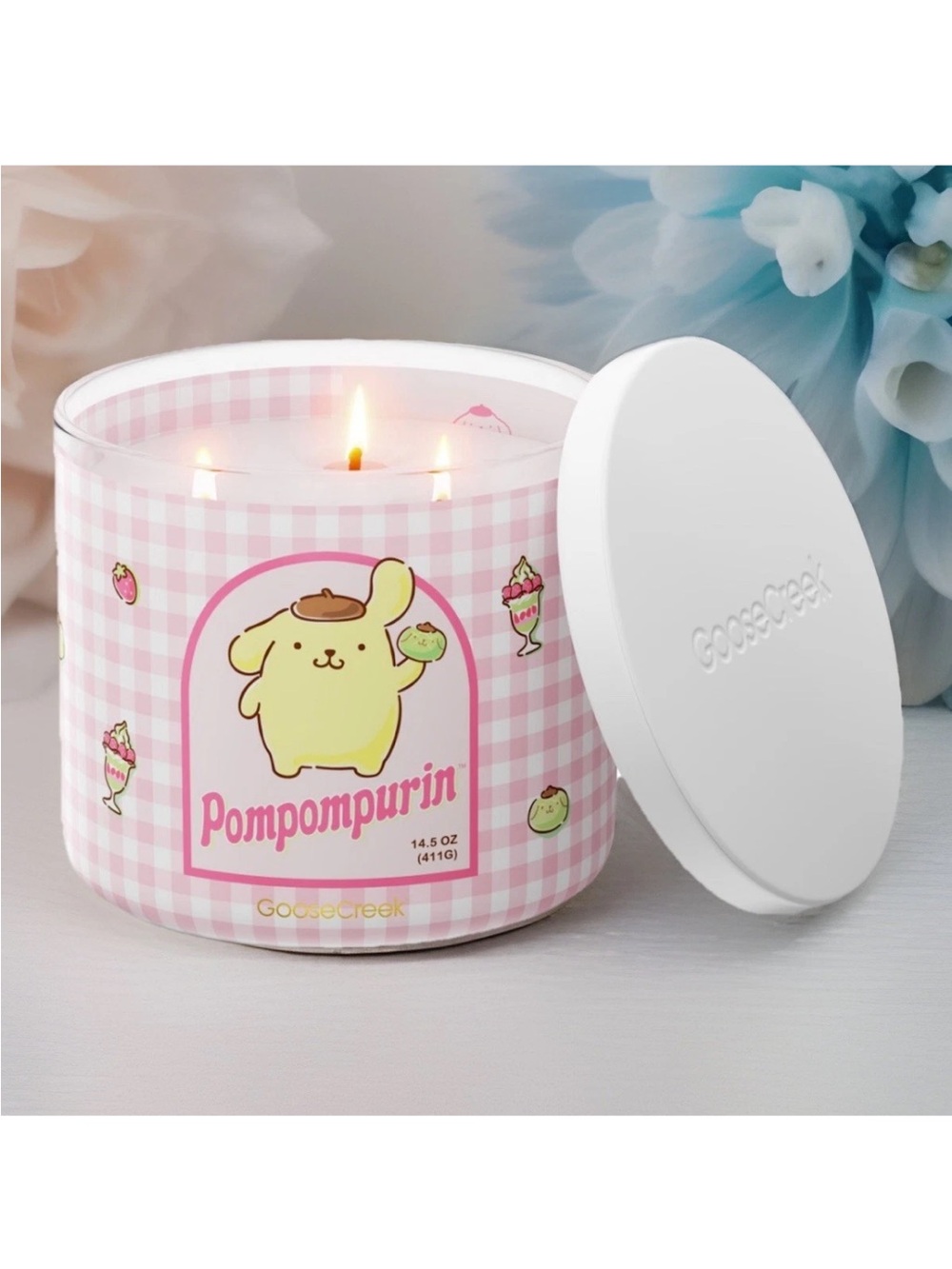 Goose Creek 3-Wick Candle- Hello Kitty- Pompompurin (14.5 oz)